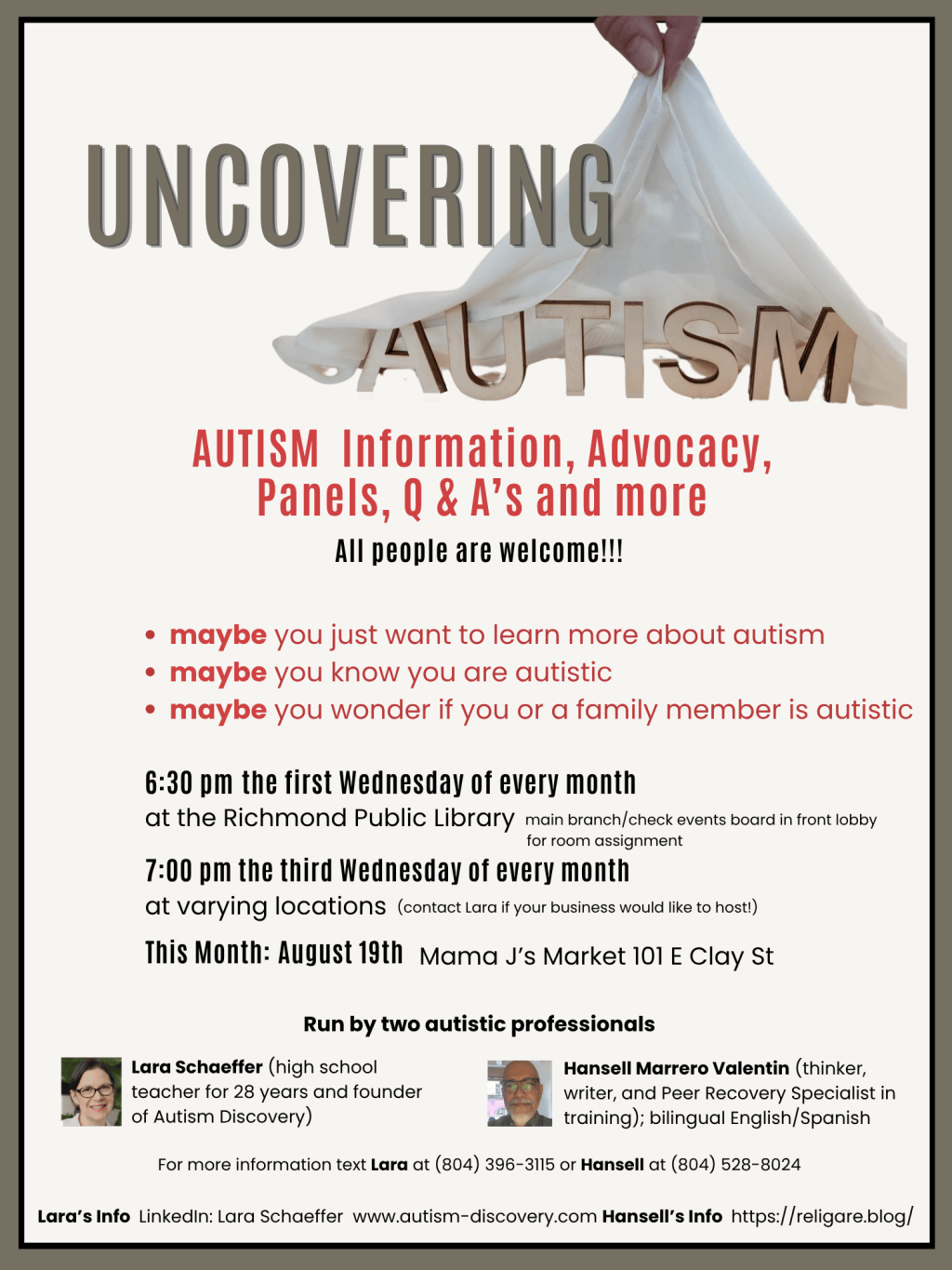 Uncovering Autism to be&nbsp;continued…